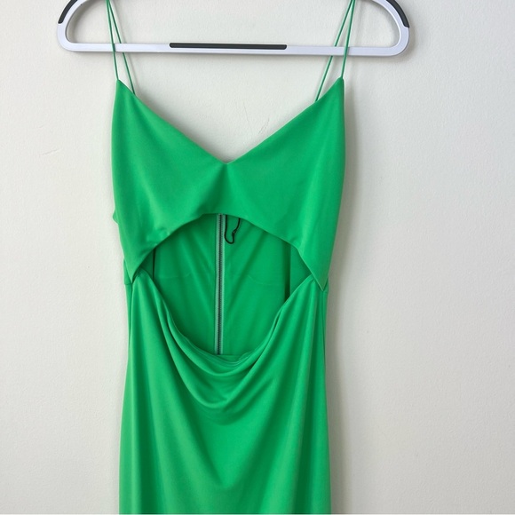 alice + olivia Valli Cut Put Cami Maxi Dress Green - Picture 3 of 12